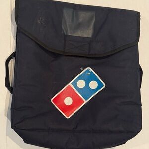 Domino's Pizza Food Delivery bag Insulated, Thermal, Original 18”x17”x 7” Blue